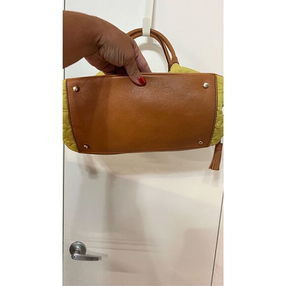 Kate Spade New York Stevie Quilted Bag greenish Yellow Great Condition - Picture 6 of 13